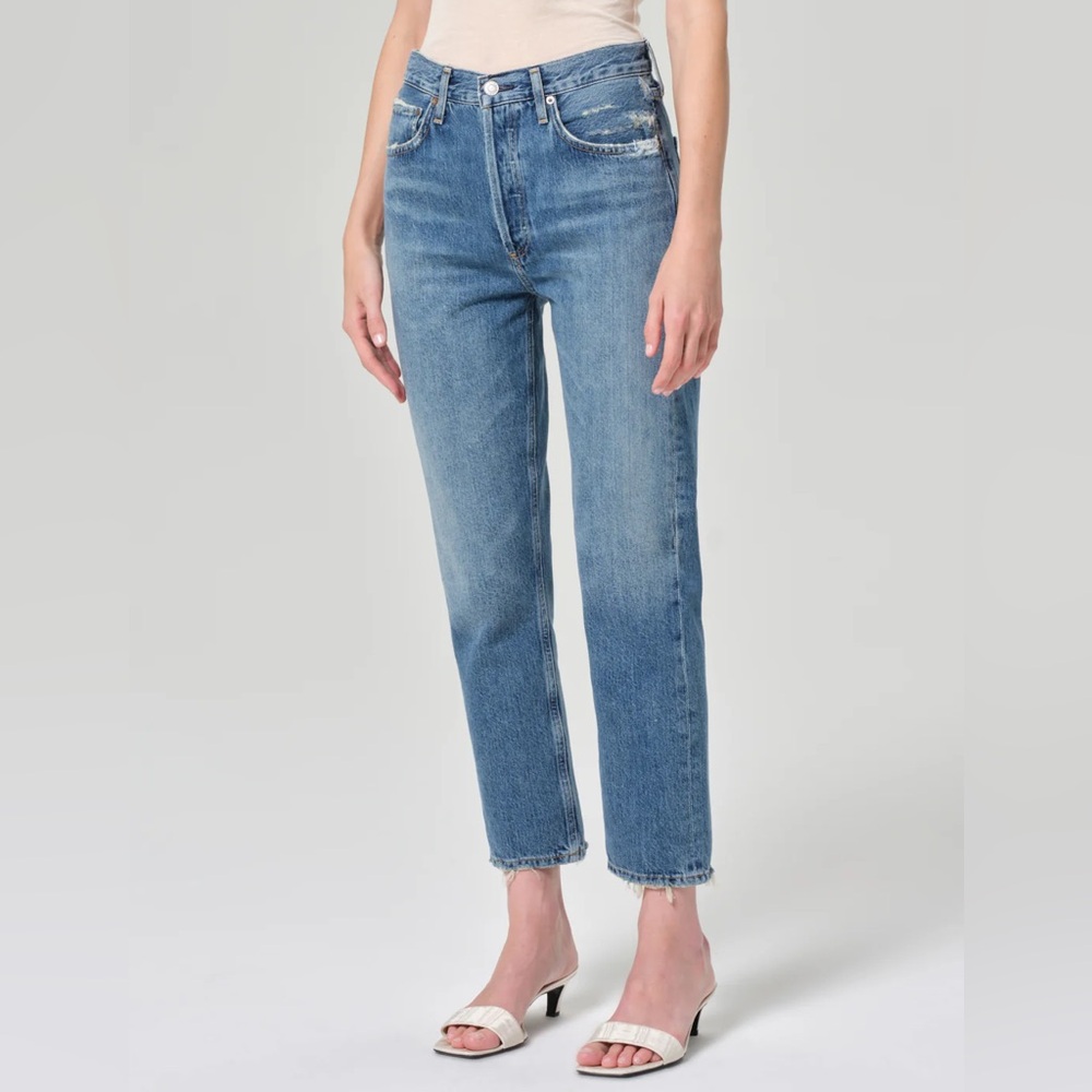 AGOLDE RILEY CROP JEANS SIZE 27 ONLINE FULL PRICE